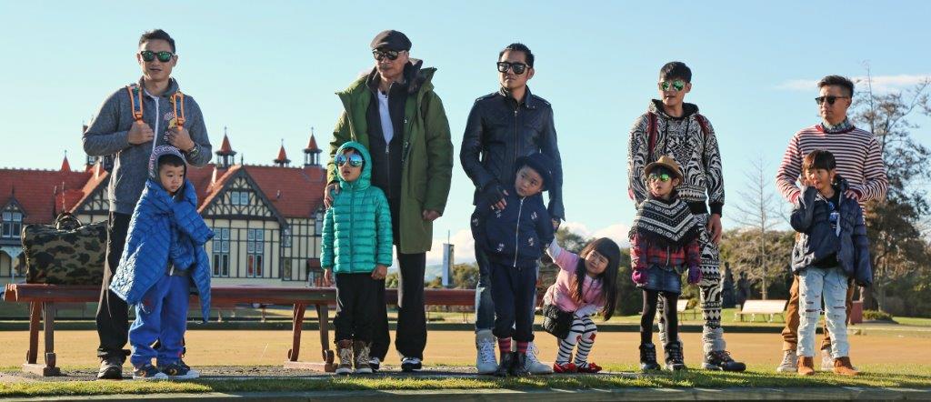 New Zealand Homestay Network hosts Chinese Celebrities in Rotorua for the filming of Daddy, where are we Going? - China's most popular TV Show.