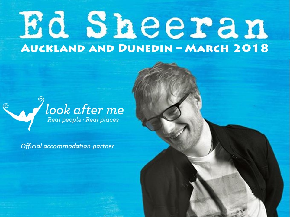 Ed Sheeran, Look After Me, Accommodation, New Zealand Homestay, Bed and Breakfast