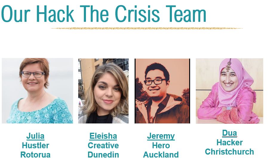 #HackTheCrisisNZ - new team