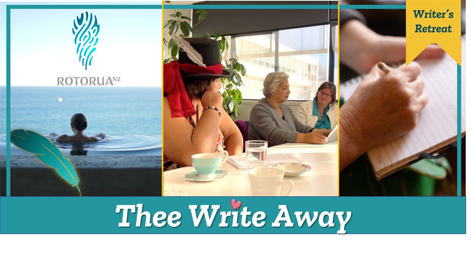 Thee Write Away - Writer's Retreat in New Zealand,  Rotorua