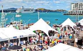 crowds and stunning backdrop at Auckland Seafood Festival