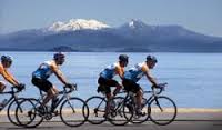 spinning wheels at Lake Taupo Cycle Challenge